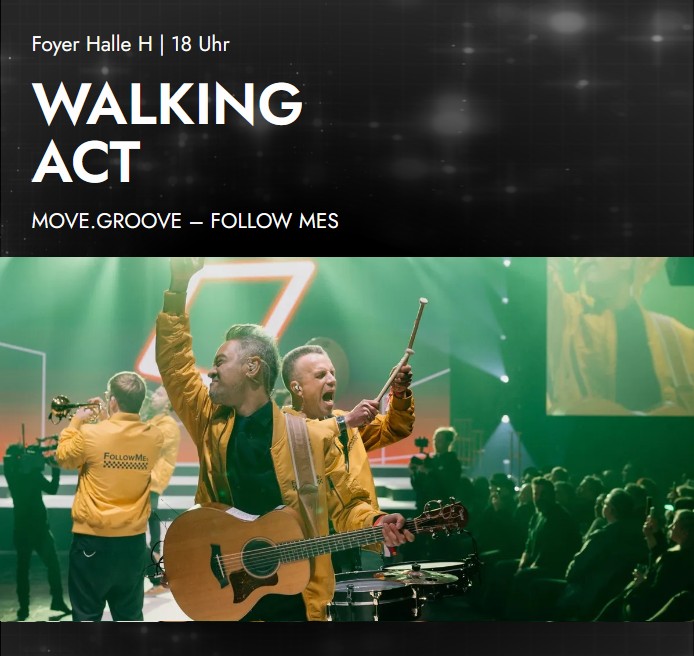 Carat MSX25 Abendveranstalltung Walking Act